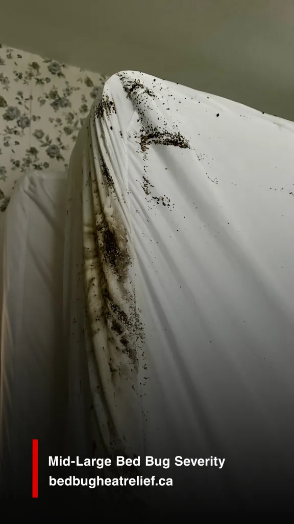 bed bug infested mattress